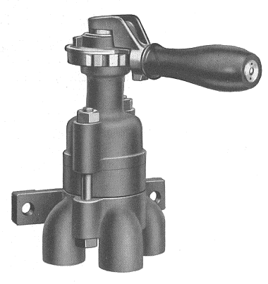 Führerbremsventil Bauart Knorr St 60, Ansicht