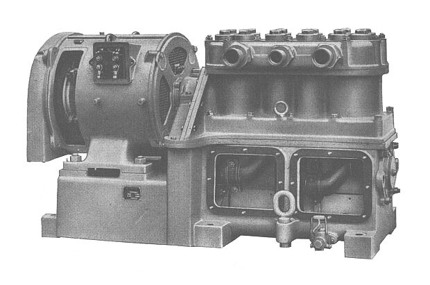 Luftverdichter Bauart Knorr VV 224, Ansicht