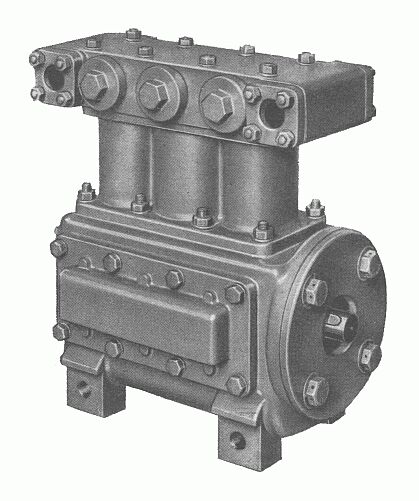 Luftverdichter Bauart Knorr VV 64/100, Ansicht